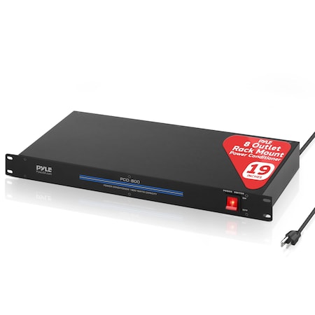 Pyle Power Strip, Surge, Rack Mounted, 8 Outlet(s) PCO800