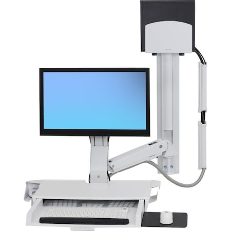 Ergotron StyleView Sit Stand Combo WHT 45270216