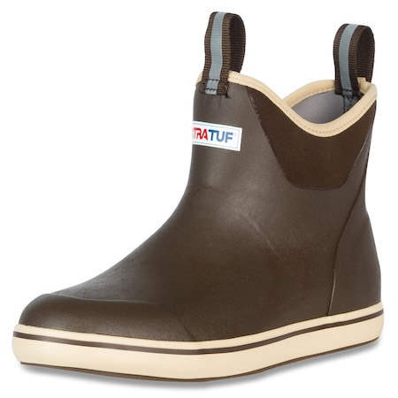 Xtratuf Ankle Deck Boot, Chocolate / Tan, 10, PR 22734-BRN-100