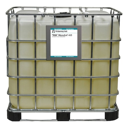 Trim Coolant, MicroSol 465, Semisynthetic, 270 gal, Tote, Light Yellow to Amber MS465-270G