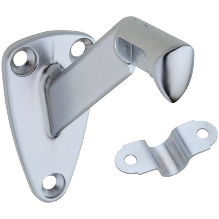 National Hardware Satin Chrome Zinc Die-Cast With Steel Strap Handrail Bracket N274-258