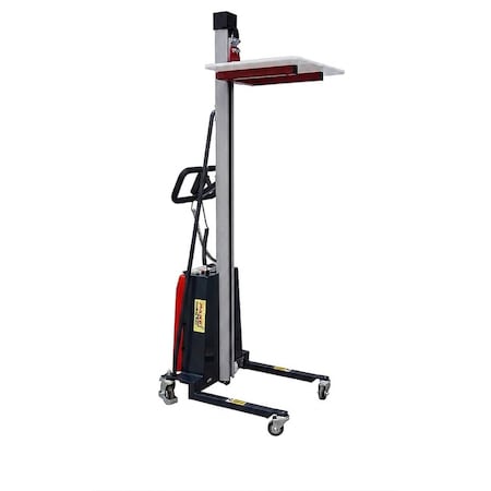 Pake Handling Tools Powered Lift Truck, 330 lb. Cap, 67'' Lift Height, Chain Pulling PAKWP10