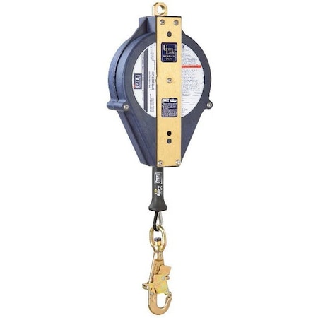 3M Dbi-Sala Ultra-Lok(TM) Self Retracting Lifeline, 50 ft. Length, Swivel Snap Hook, Stainless Steel, 1 Leg(s) 3503882
