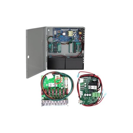 Von Duprin 4A Power Supply, Fused 8 Zone Option Board, Battery Backup Board Only, 12/24VDC PS904-8F-BB