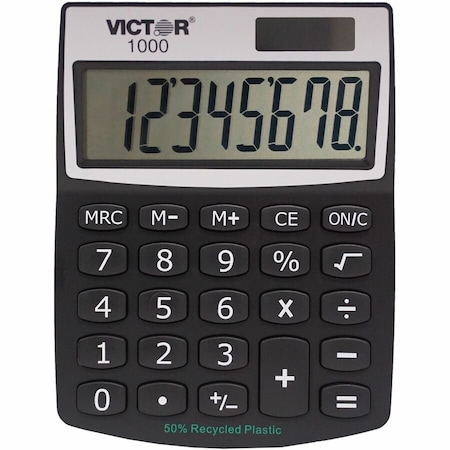 Victor Technology Calculator, Desktop, 8 Digits 1000