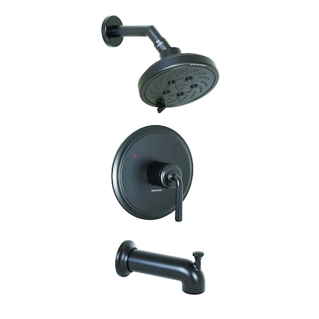 Speakman Duo Trim & Shower & Tub Combination, Less Valve, Brushed Nickel, 1.75 GPM SLV-4030-MB-E175