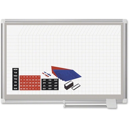 Mastervision 24"x36" Magnetic Planning Dry Erase Board GA03107830A