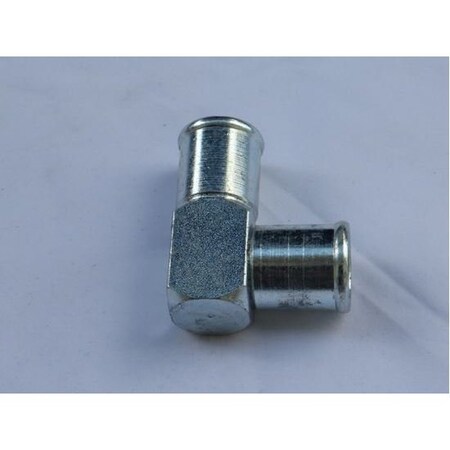 Helix Racing Products Radiator 90Deg., Plated Steel, 3/4In, 19mm. 058-2255