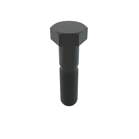 Zoro Select Not Graded, 1/2"-13 Hex Head Cap Screw, Black Oxide Stainless Steel, 2 in L, 10 PK 31-BLH-50C-200