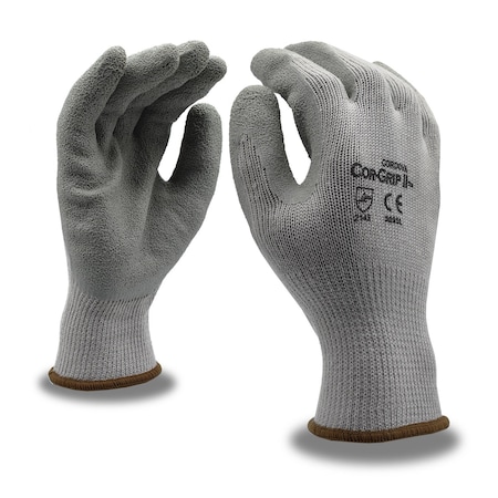 Cor-Grip Gloves, Latex, Crinkle, 10 Ga, PK12 3895M