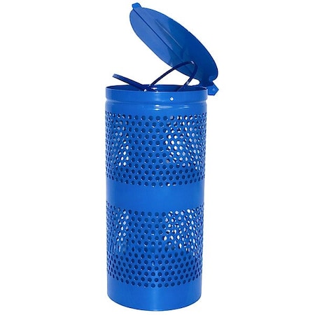 Dogipot Pet Waste Can, Powder-Coated 1206A-BLUE-L
