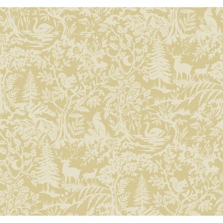 Chesapeake Alrick Mustard Forest Venture Wallpaper 3125-72322
