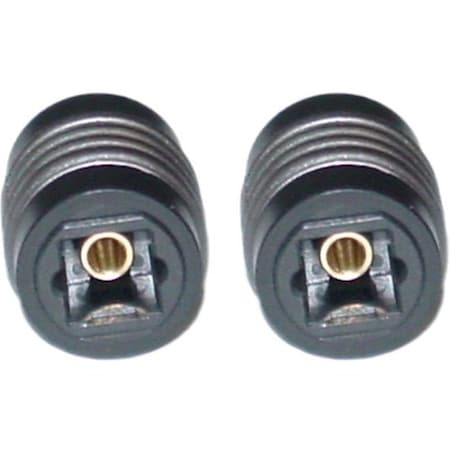Cable Wholesale Toslink Digital Optical Coupler / Gender Changer, Female to Female 30F2-70900