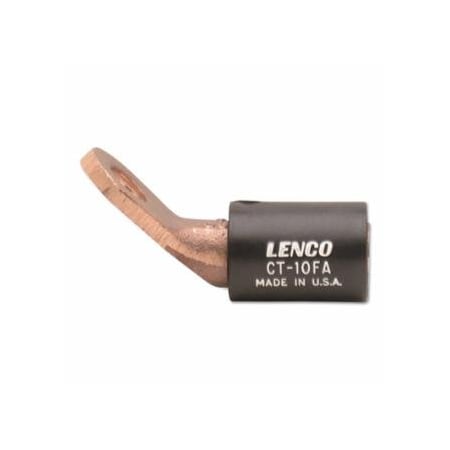 Lenco Connector Terminal, CT-10FA, Angle, 17/32 in Stud Hole 380-08010