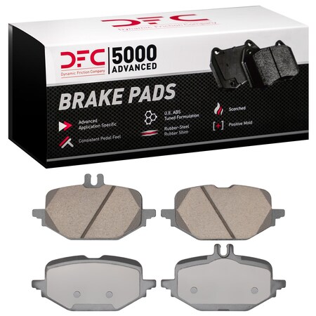Dynamic Friction Co DFC 5000 Brake Pad 1551-2501-00