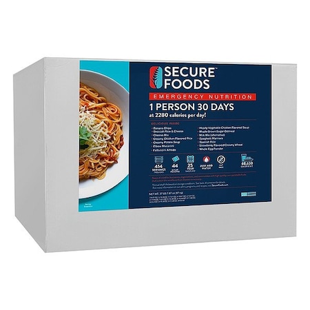 Secure Foods Emergency Food Rations, 41 lb 99500