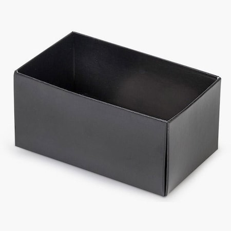 Nashville Wraps Black Macaron and Cookie Box Base, 3.75x2.5x2, 50PK MCBMBK