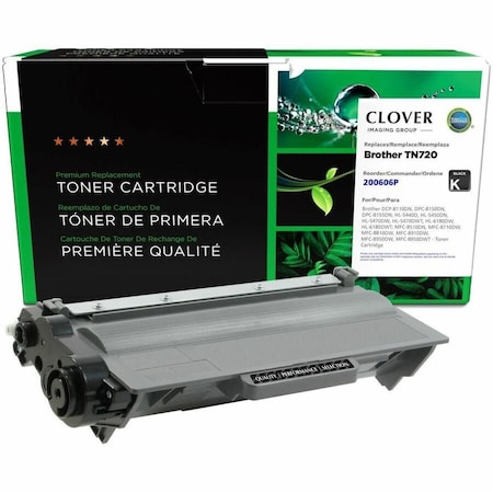 Cig Clover Imaging Remanufactured Toner Cartridge for Brother TN720 200606P