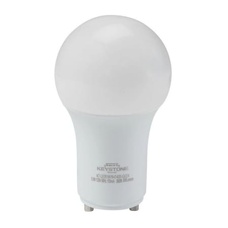 Keystone A19 Omni-Directional Bulb, 60W Equivalent, GU24 Base, 2700K, 80 CRI, Generation 2 KT-LED9.5A19-O-827-GU24 /G2