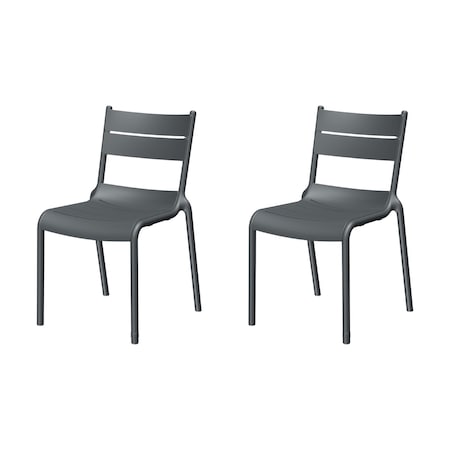 Lagoon Naples Stackable Side Chair, 2PK 7220G7-BSLGS