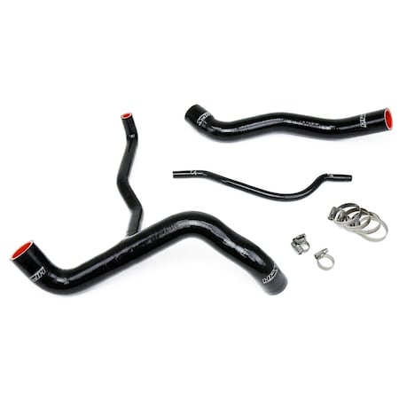 Hps Performance High Temp Reinforced Silicone Radiator Coolant Hose Kit, Black,  57-1304-BLK