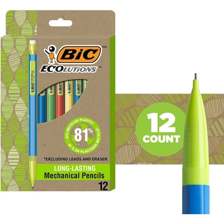 Bic ECOlutions Mechanical Pencil, 12PK MPE12