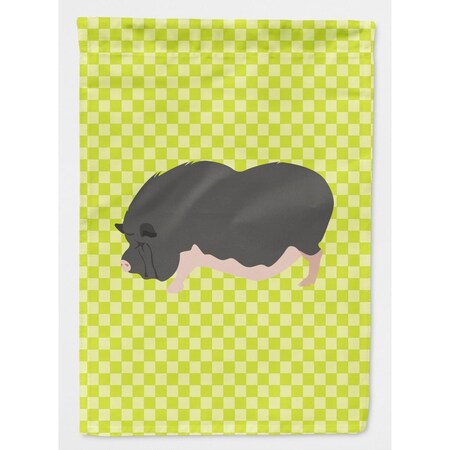 Carolines Treasures Vietnamese Pot-Bellied Pig Green Flag Garden Size BB7767GF