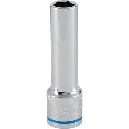 Channellock 1/2'' Drive 11 mm 6-Point Deep Metric Socket 351050