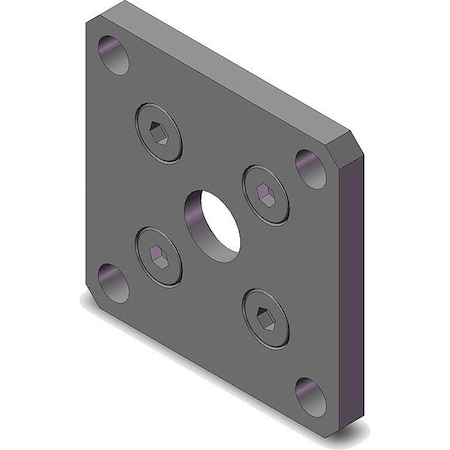 Smc Flange Plate, 63mm Bore CG-F063SUS