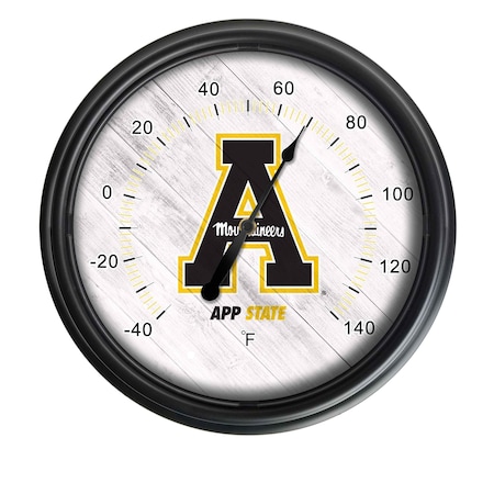 Holland Bar Stool Co Appalachian State University Indoor/Outdoor LED Thermometer ODThrm14BK-08AppStU