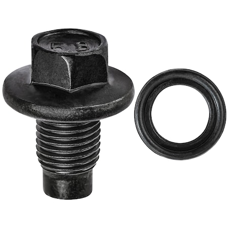 Auveco Ford Oil Drain Plug with Rubber Gasket M14-1.5 Threads 19773