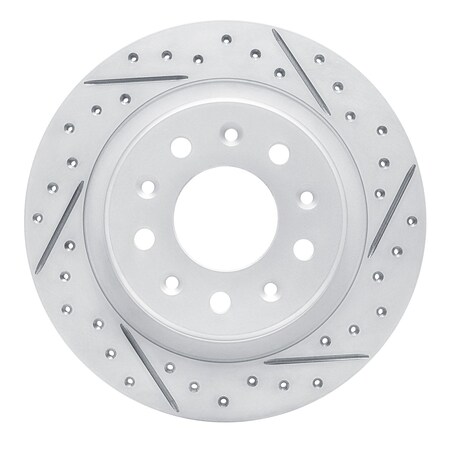 Dynamic Friction Co DFC Geoperformance Rotor - Drilled and Slotted 830-47075R