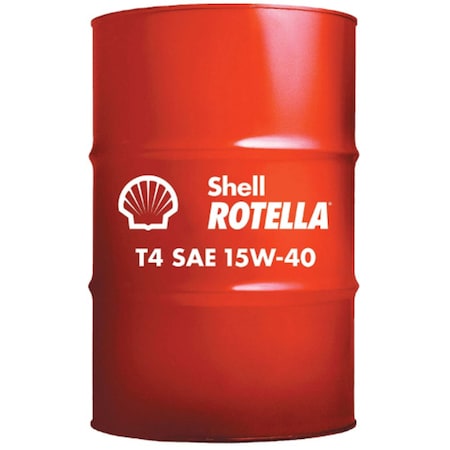 Rotella Diesel Engine Oil, 15W-40, Conventional, Drum, 55 Gal. 550045148