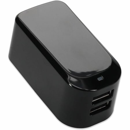 Add-On DUAL-PORT NEMA 1-15P MALE TO 2XUSB 2.0 A FEMALE 5V AT 2.1A WALL CHARGER USAC22USB5V21A