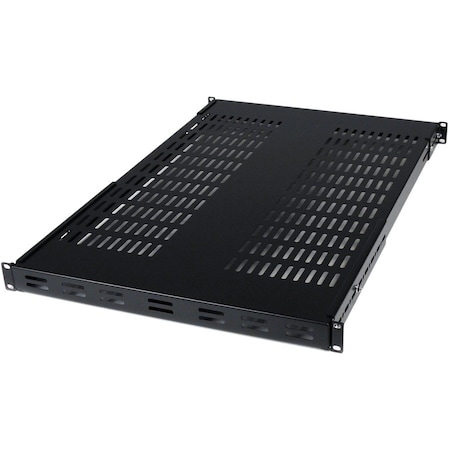 Startech.Com 1U ADJUSTABLE VENTED SERVER RACK MOUNT SHELF - 175LBS - 19.5 TO 38IN ADJUSTABLE MOUNTING DEPTH ADJSHELF