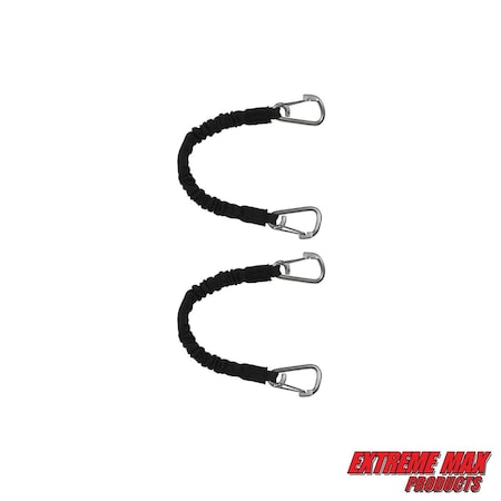 Extreme Max 3006.2879 BoatTector High-Strength Line Snubber&Storage Bungee Value-12" w Medium Hooks 3006.2879