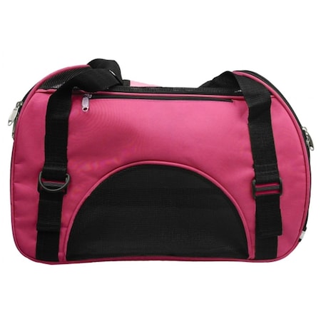 Petpurifiers Airline Approved Altitude Force Sporty Zippered Fashion Pet Carrier, Pink - Large PE117197