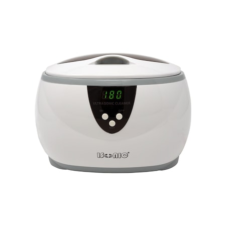 Isonic Digital Ultrasonic Cleaner, for jewelry, eyeglasses, watches, 1.3Pt/0.6L D3800A