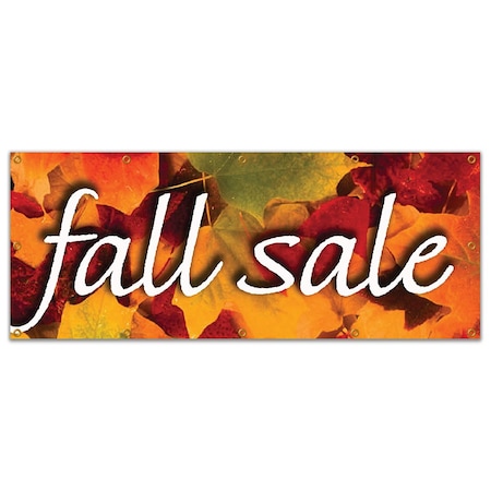 Signmission FALL SALE BANNER SIGN store clearance signs 50% 25% off huge B-120 Fall Sale