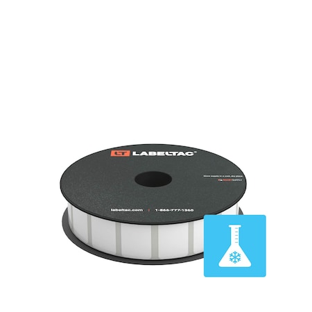 Labeltac LabelTac Die-Cut Cryogenic Laboratory Supply, 1in x .5in, 1,500 Labels/Roll LT105CG-1500