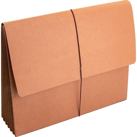 Business Source Expandable File Pockets, Paper Stock, Brwn BSN26575