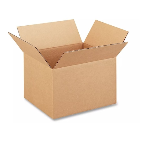 Ai Packaging 12 in x 10 in x 8 in Shipping Box, Kraft, Corrugate, Single Wall, 32 ECT, 25PK 12108