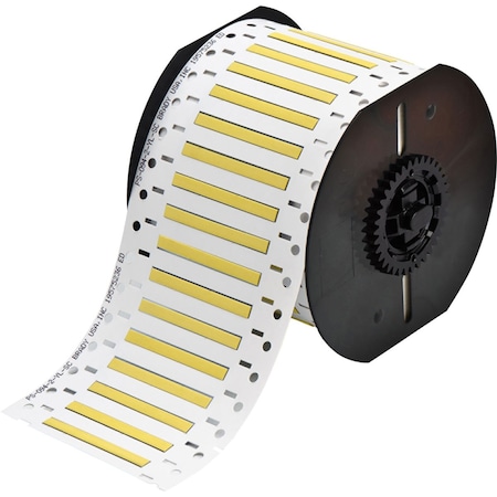 Brady B33 Series Low Smoke Zero Halogen PermaSleeve Heat Shrink Tubing, 0.094 in. Dia x 2 in. W, Yellow B33D-94-2-7641Y