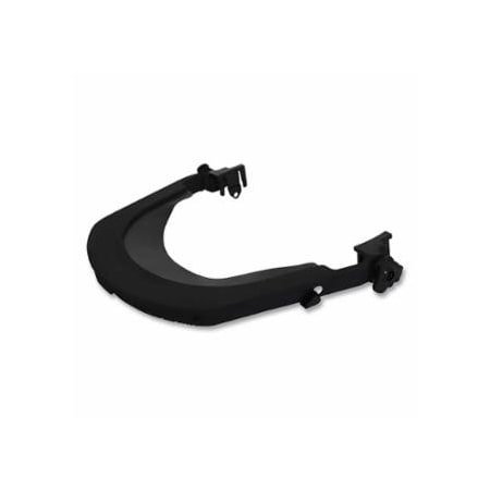 Bullard Face Shield Bracket, Slotted, Dielectric, Nylon, Used with C30/S51/S61/S62 Hard Hats, Black,  216-400W