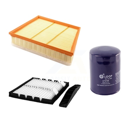 Pur 1x Air + 1x Cabin + 1x Engine Oil Filter Filter 3 Total Kit For Chevrolet Silverado HD KFM-100022