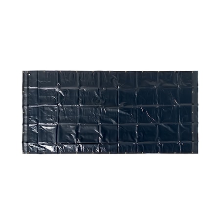 Mytee Products 7ft x 21ft 18Oz Vinyl Asphalt Dump Truck Tarp Double Pocket - Waterproof Vinyl-DP-7-21