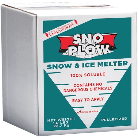 Sno Plow 50 Lb. Box Ice Melt Pellets 510002