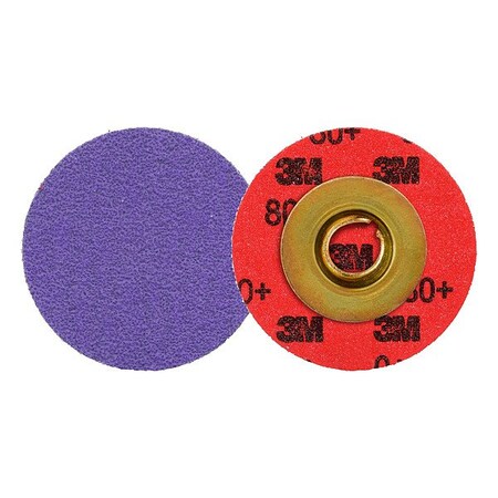 3M Cubitron Quick-Change Disc, Ceramic, 2 in Dia., PK50 7100331743