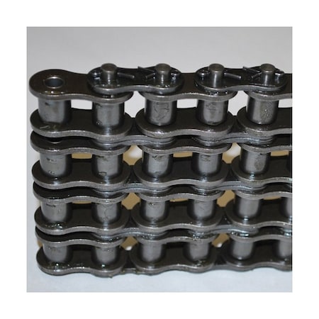 Tsubaki Energy Series Multi-Strand chain, 10 ft OAL, 1-3/4 in Pitch, 1 Dia x 1 in W Roller 140-4CB