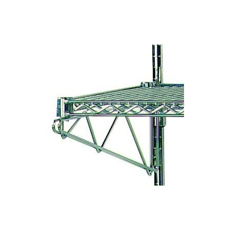 Advance Tabco Special Value Wire Shelving Wall Post Bracket 14 in. adjustable AAB-14